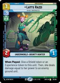Latts Razzi - Deadly Whipmaster - A Lawless Time - Star Wars: Unlimited card