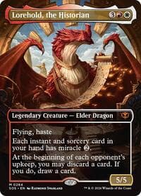 Lorehold, the Historian (Borderless) - Secrets of Strixhaven - Magic: The Gathering card