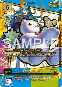 Frigimon (Rare Pull) - Dawn of Liberator - Digimon Card Game card