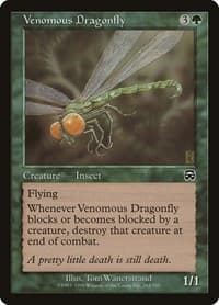 Venomous Dragonfly - Mercadian Masques - Magic: The Gathering card
