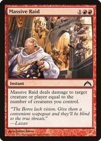 Massive Raid - Gatecrash - Magic: The Gathering card