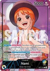 Nami (Whole Cake Island Arc) - One Piece Promotion Cards - One Piece Card Game card