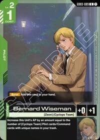 Bernard Wiseman (GD03 Release Event) - Gundam Promotional Cards - Gundam Card Game card