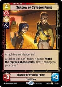 Shadow of Stygeon Prime - A Lawless Time - Star Wars: Unlimited card