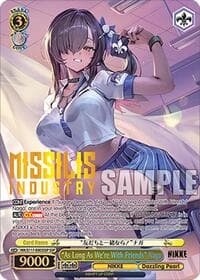 "As Long As We're With Friends" Naga (SSP) (Gold Stamp) - GODDESS OF VICTORY: NIKKE - Weiss Schwarz card