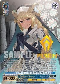 "Garden of Shangri-La" Rapunzel (SSP) (Gold Stamp) - GODDESS OF VICTORY: NIKKE - Weiss Schwarz card