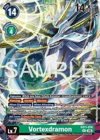 Vortexdramon - Dawn of Liberator - Digimon Card Game card
