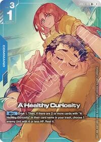 A Healthy Curiosity (R+) - Steel Requiem - Gundam Card Game card