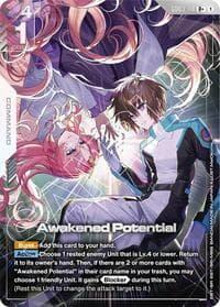 Awakened Potential (R+) - Steel Requiem - Gundam Card Game card