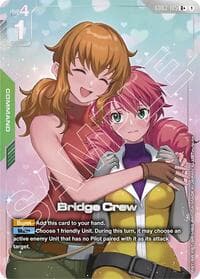 Bridge Crew (R+) - Steel Requiem - Gundam Card Game card
