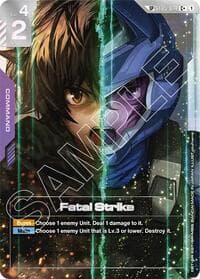 Fatal Strike (SP) (C+) - Steel Requiem - Gundam Card Game card