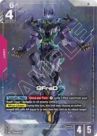 GFreD (LR+) - Steel Requiem - Gundam Card Game card