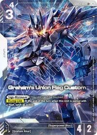 Graham's Union Flag Custom (LR+) - Steel Requiem - Gundam Card Game card