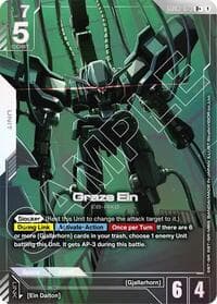 Graze Ein (R+) - Steel Requiem - Gundam Card Game card