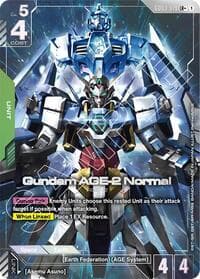 Gundam AGE-2 Normal (LR+) - Steel Requiem - Gundam Card Game card