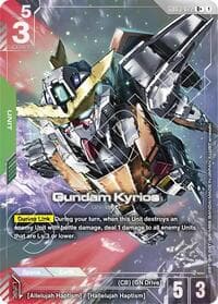 Gundam Kyrios (R+) - Steel Requiem - Gundam Card Game card