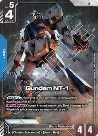 Gundam NT-1 (LR+) - Steel Requiem - Gundam Card Game card