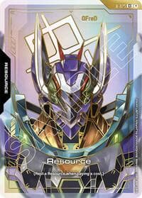 Resource (R-025) (C++) - Steel Requiem - Gundam Card Game card