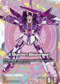 Z Gundam (Biosensor) (R+) - Steel Requiem - Gundam Card Game card