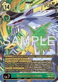 Vortexdramon (Rare Pull) - Dawn of Liberator - Digimon Card Game card