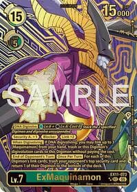 ExMaquinamon (Rare Pull) - Dawn of Liberator - Digimon Card Game card