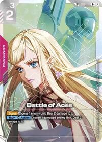 Battle of Aces (SP) (R+) - Steel Requiem - Gundam Card Game card