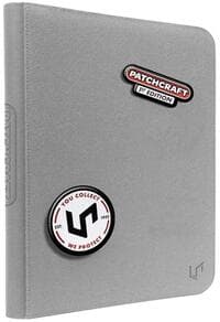 PATCHCRAFT 9-Pocket Zippered PRO-Binder - Gray - Ultra Pro Storage Albums - Storage Albums card