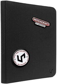 PATCHCRAFT 9-Pocket Zippered PRO-Binder - Black - Ultra Pro Storage Albums - Storage Albums card
