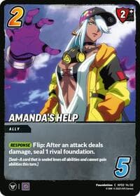 Amanda's Help - Challenger Series: The King of Fighters XV - UniVersus card
