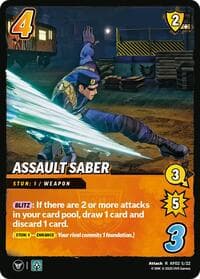 Assault Saber - Challenger Series: The King of Fighters XV - UniVersus card