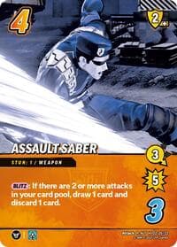 Assault Saber (Alternative Art) - Challenger Series: The King of Fighters XV - UniVersus card