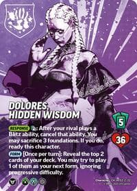 Dolores, Hidden Wisdom - Challenger Series: The King of Fighters XV - UniVersus card