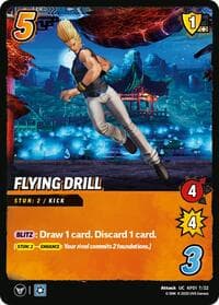 Flying Drill - Challenger Series: The King of Fighters XV - UniVersus card