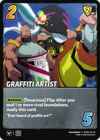 Graffiti Artist - Challenger Series: The King of Fighters XV - UniVersus card