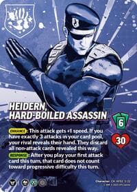 Heidern, Hard-Boiled Assassin - Challenger Series: The King of Fighters XV - UniVersus card