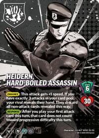 Heidern, Hard-Boiled Assassin (Alternative Art) - Challenger Series: The King of Fighters XV - UniVersus card
