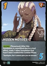 Hidden Motives - Challenger Series: The King of Fighters XV - UniVersus card