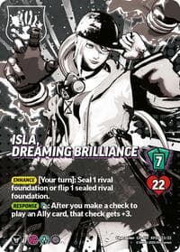 Isla, Dreaming Brilliance (Alternative Art) - Challenger Series: The King of Fighters XV - UniVersus card