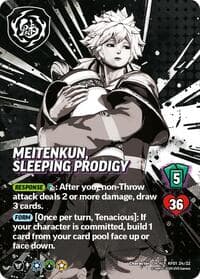 Meitenkun, Sleeping Prodigy (Alternative Art) - Challenger Series: The King of Fighters XV - UniVersus card