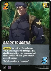 Ready to Sortie - Challenger Series: The King of Fighters XV - UniVersus card