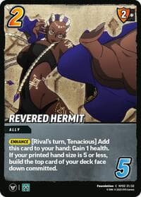 Revered Hermit - Challenger Series: The King of Fighters XV - UniVersus card
