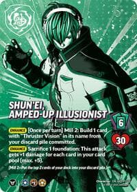 Shun'Ei, Amped-Up Illusionist - Challenger Series: The King of Fighters XV - UniVersus card