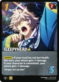 Sleepyhead - Challenger Series: The King of Fighters XV - UniVersus card