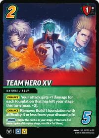 Team Hero XV - Challenger Series: The King of Fighters XV - UniVersus card