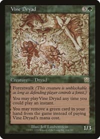 Vine Dryad - Mercadian Masques - Magic: The Gathering card