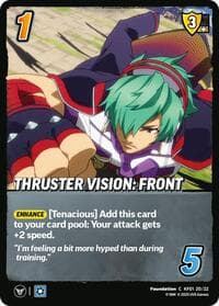 Thruster Vision: Front - Challenger Series: The King of Fighters XV - UniVersus card