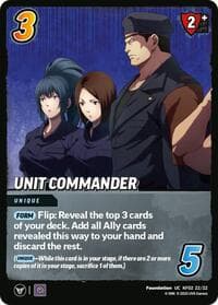 Unit Commander - Challenger Series: The King of Fighters XV - UniVersus card