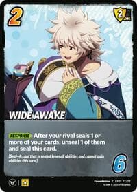 Wide Awake - Challenger Series: The King of Fighters XV - UniVersus card