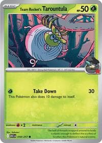 Team Rocket's Tarountula - ME: Ascended Heroes - Pokemon card