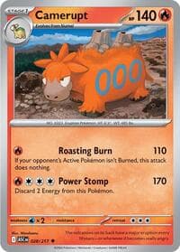 Camerupt - ME: Ascended Heroes - Pokemon card